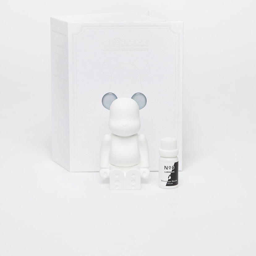 Колекційний Medicom Toy BE@RBRICK AROMA ORNAMENT No.0 LUMINOUS Gray білий | MT_0054