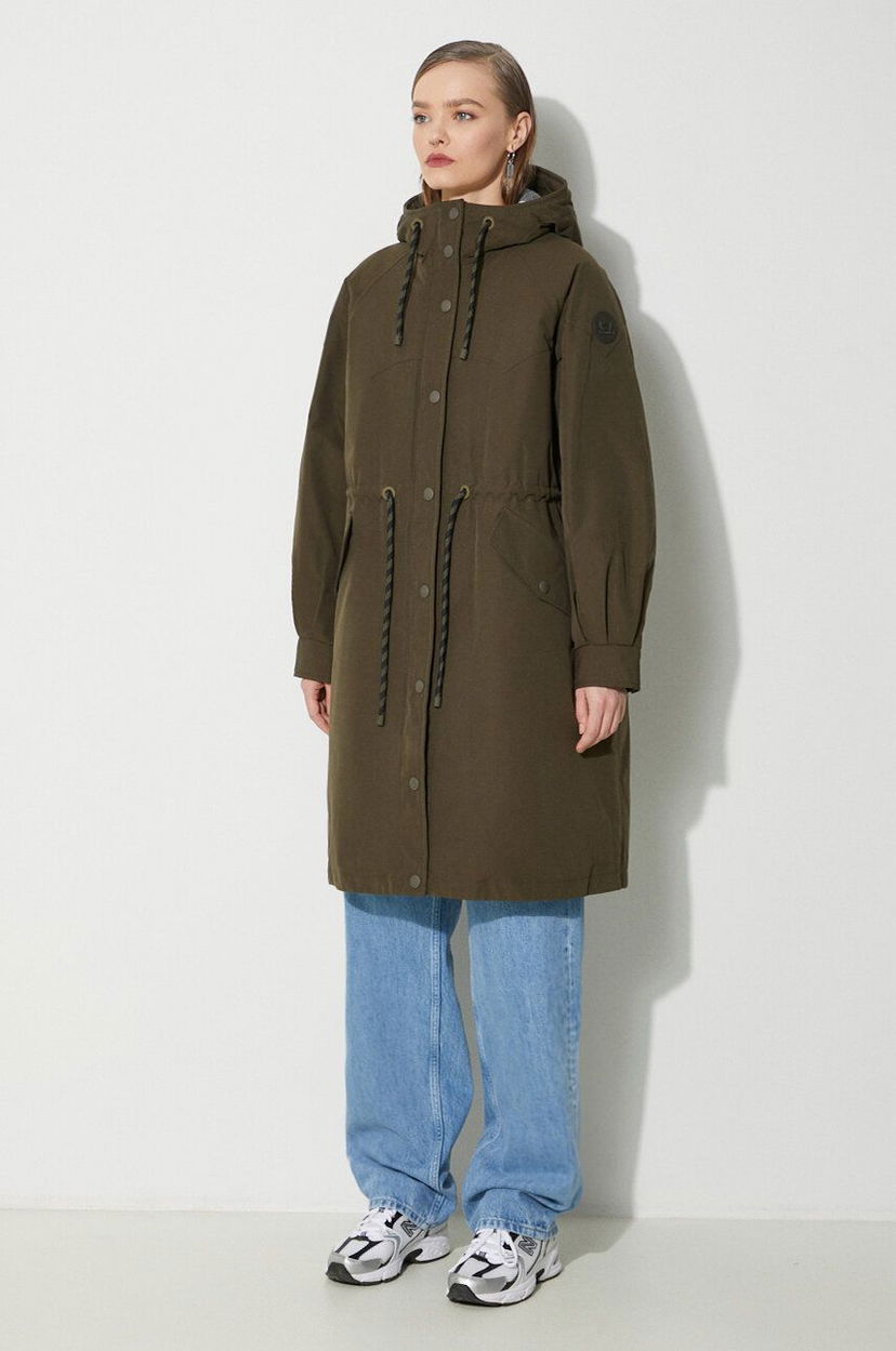 Парка WOOLRICH Parka Long Зелений | CFWWOU0854FRUT3490