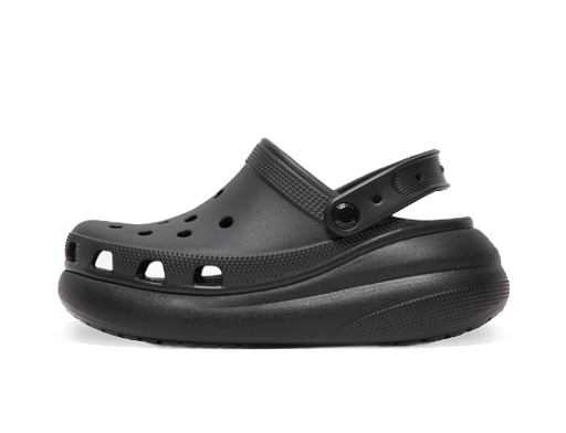 Кросівки та взуття Crocs Classic Crush Clog W чорний | 207521-001