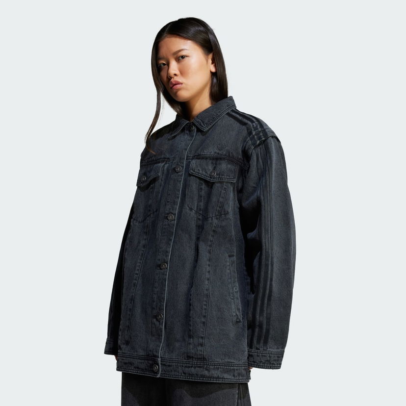 Куртка adidas Performance Adilenium Season 3 Two-In-One Denim Jacket чорний | JY8882