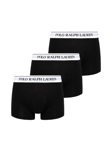 Боксери Polo by Ralph Lauren 3Pack Classic Trunk чорний | 714830299008