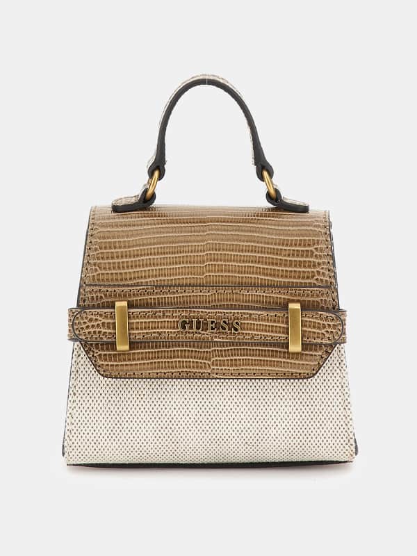 Сумка GUESS Sestri Croc-Look Mini Різнокольоровий | HWAB8985770, 0
