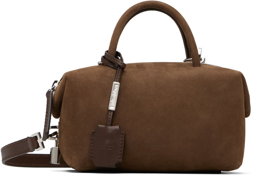 Сумочка Max Mara Max Mara Suede Holdall Bag Коричневий | 2524516161600