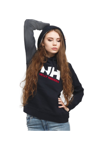 Світшоти Helly Hansen Logo Hoodie темно-синій | 33978