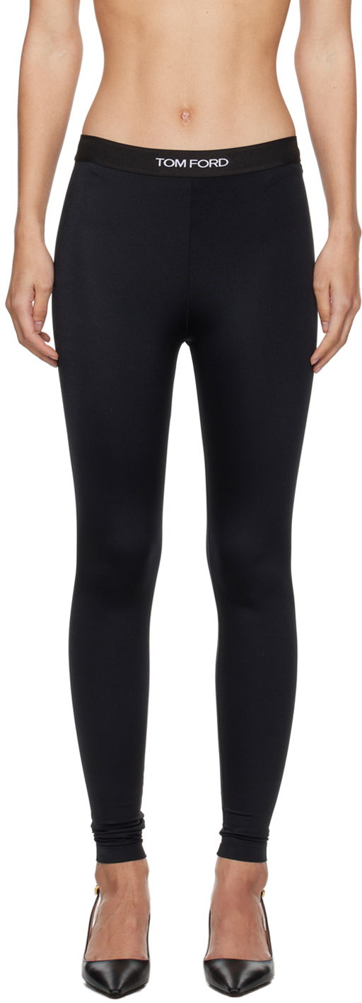 Легінси Tom Ford Intarsia Leggings чорний | PAJ096-JEX087