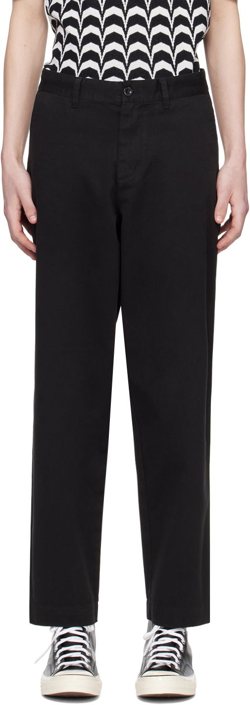 Штани Fred Perry Straight Leg Trousers чорний | T6530