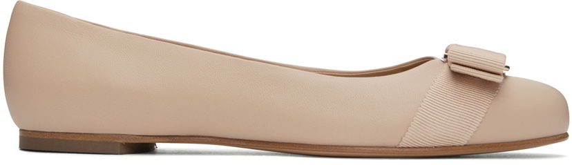 Одяг FERRAGAMO Salvatore Ferragamo Varina Ballerina Flats бежевий | 01A181 757566