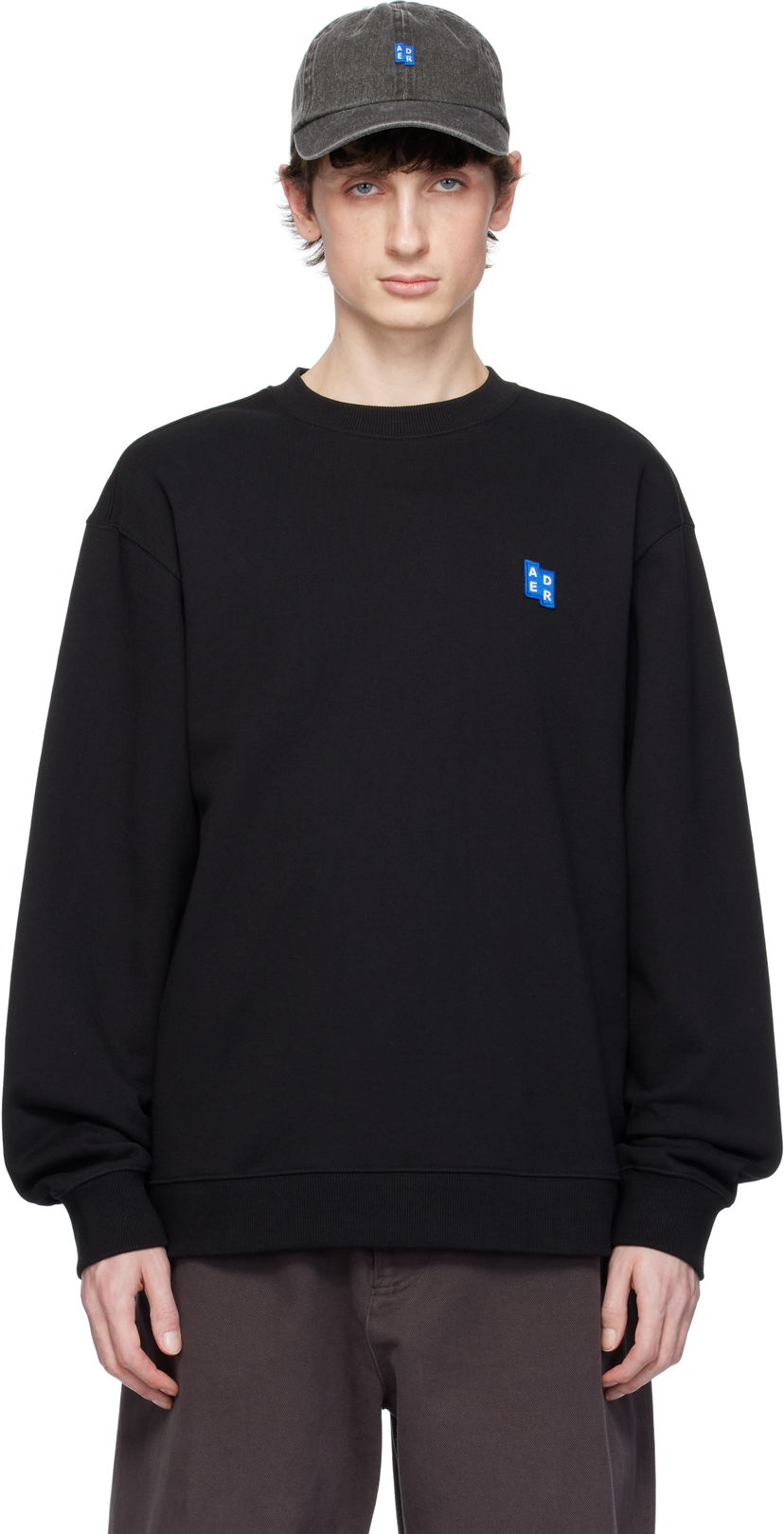 Світшоти ADER ERROR ADER error Sig; TRS Tag 01 Sweatshirt чорний | BO42FYSW0101BK