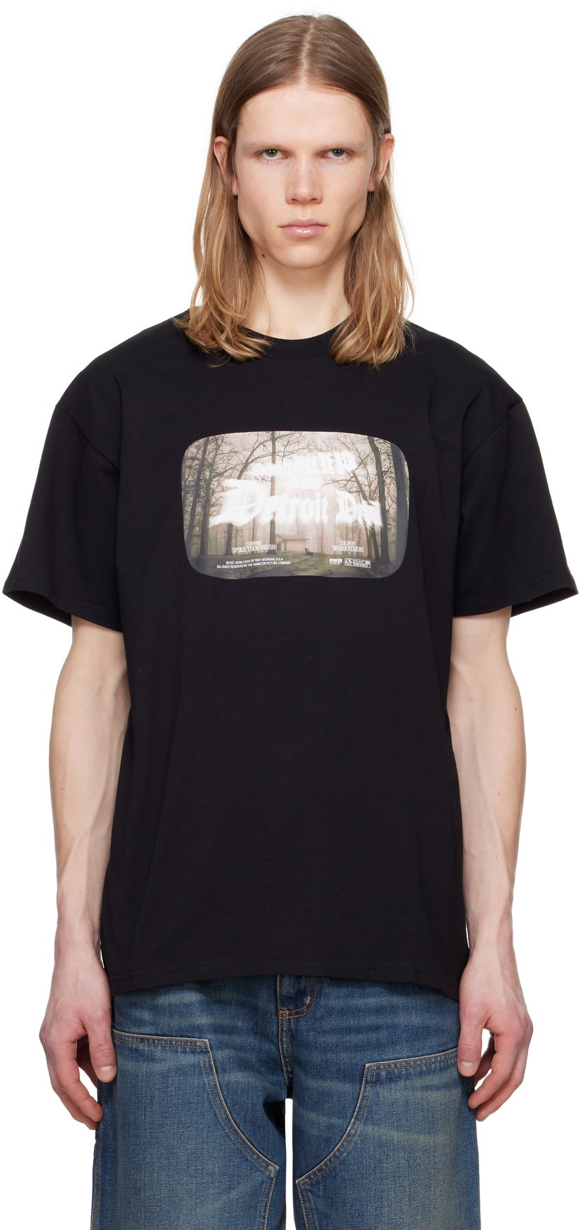Футболка Carhartt WIP Work In Progress Greatest Flicks Graphic T-Shirt чорний | I034393