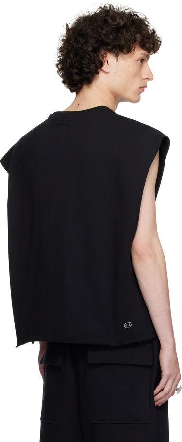 Безрукавка Rick Owens Rick Owens Champion Edition Micro Tatlin Sleeveless T-Shirt чорний | CM01E1666 CHFE FELPA, 2