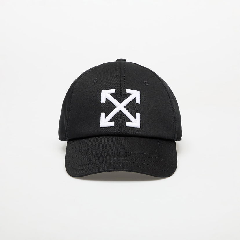 Кепка Off-White Black Drill Baseball Cap with Arrow Logo чорний | OMLA049C99FAB0021001