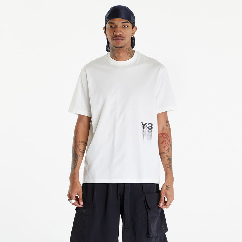 Футболка Y-3 Graphic Short Sleeve T-Shirt UNISEX Off White білий | IZ3123