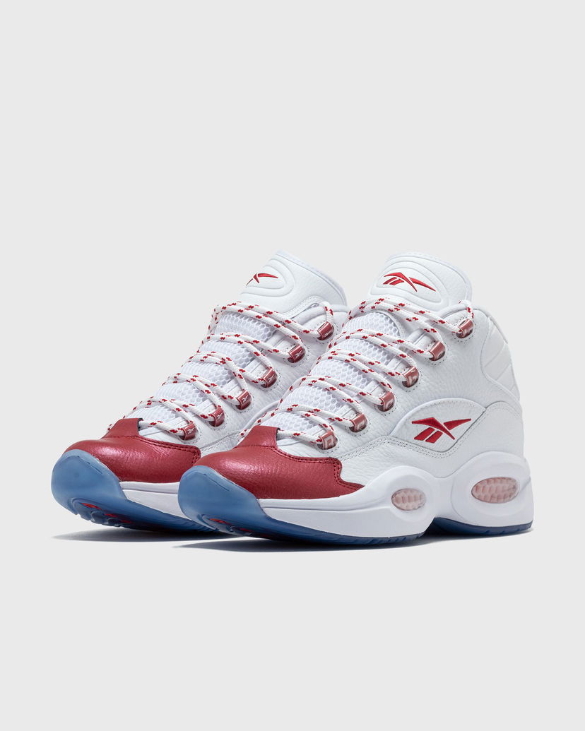 Кросівки та взуття Reebok QUESTION MID, white/red Сірий | 100074721