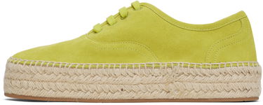 Сережки JW Anderson JW Anderson Suede Lace-Front Platform Espadrilles Зелений | SE0032-LA0240, 2