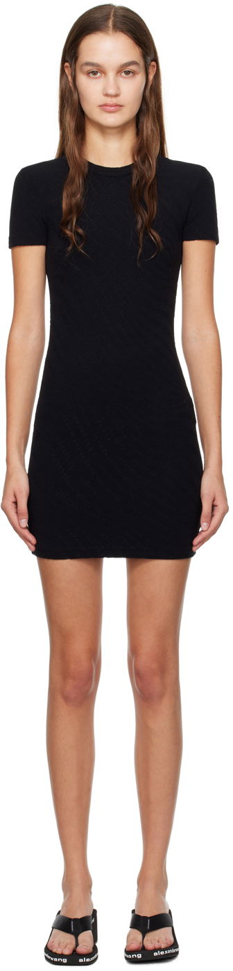 плаття Alexander Wang Jacquard Mini Dress чорний | 4CC1246235
