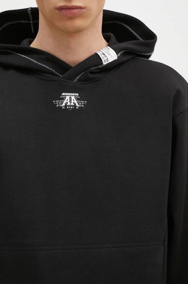 Світшоти ADER ERROR Black Smooth Hoodie чорний | BN01SSHD0102, 3