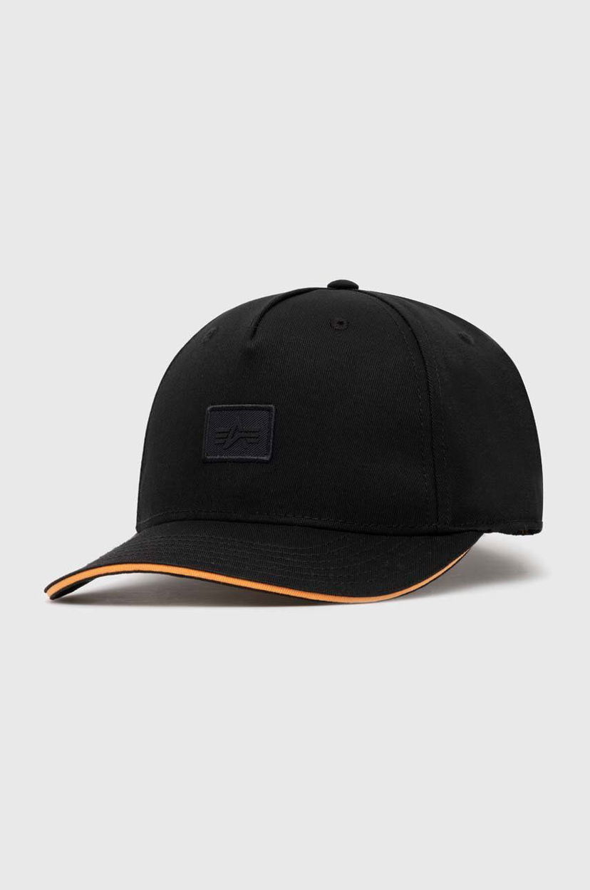 Кепка Alpha Industries Baseball Cap With Logo Patch чорний | 146900