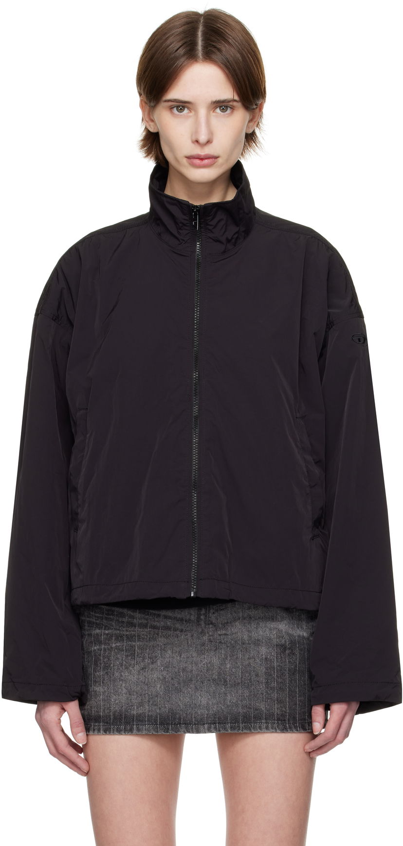 Вітровка Diesel G-Leam Zip-Up Jacket чорний | A16815 0AKAD
