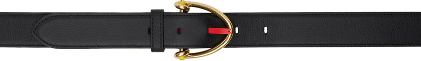 Ремені Bottega Veneta Bottega Veneta Snake Leather Belt чорний | 805091 V4IK2