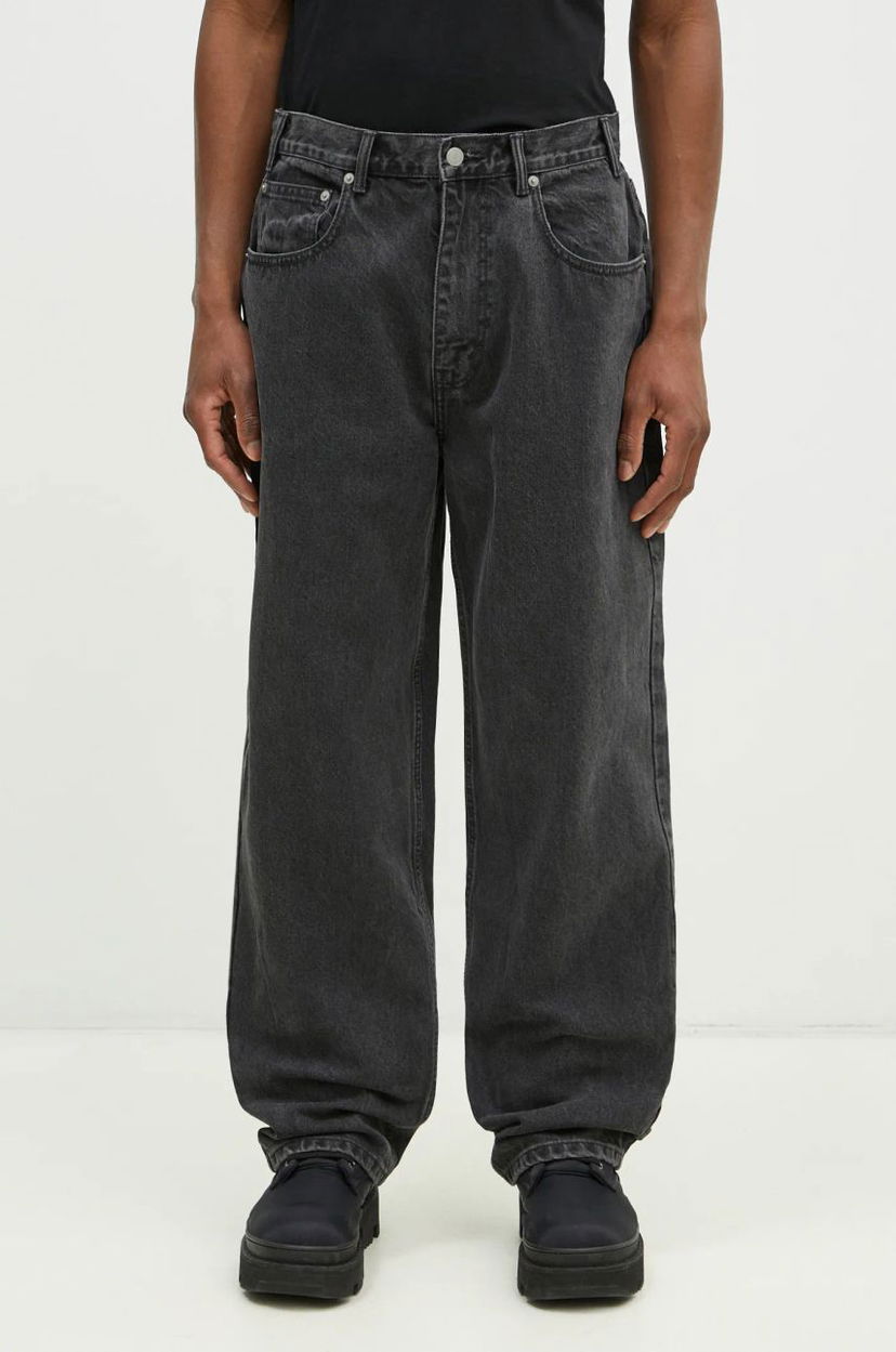 Джинси thisisneverthat thisisneverthat Relaxed Jeans чорний | TN243DPA5P02