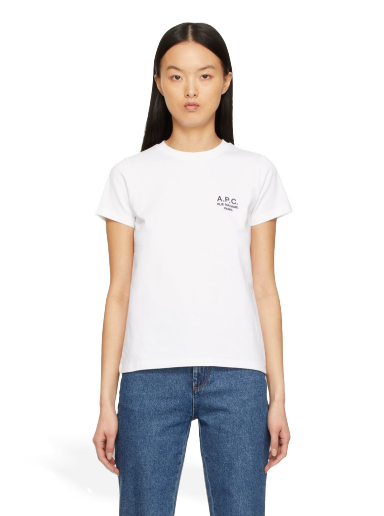 Футболка A.P.C. Denise T-Shirt білий | COEAV-F26842
