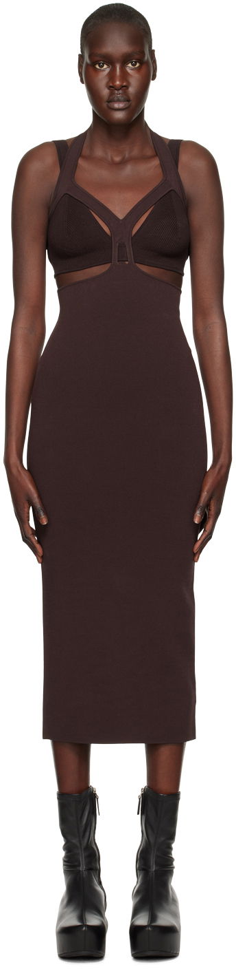 плаття Dion Lee Dion Lee Interlink Midi Dress Коричневий | A7668R23