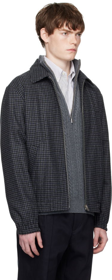 Куртка A.P.C. A.P.C. Gilbert Houndstooth Jacket темно-синій | WOARZ-M32018, 1