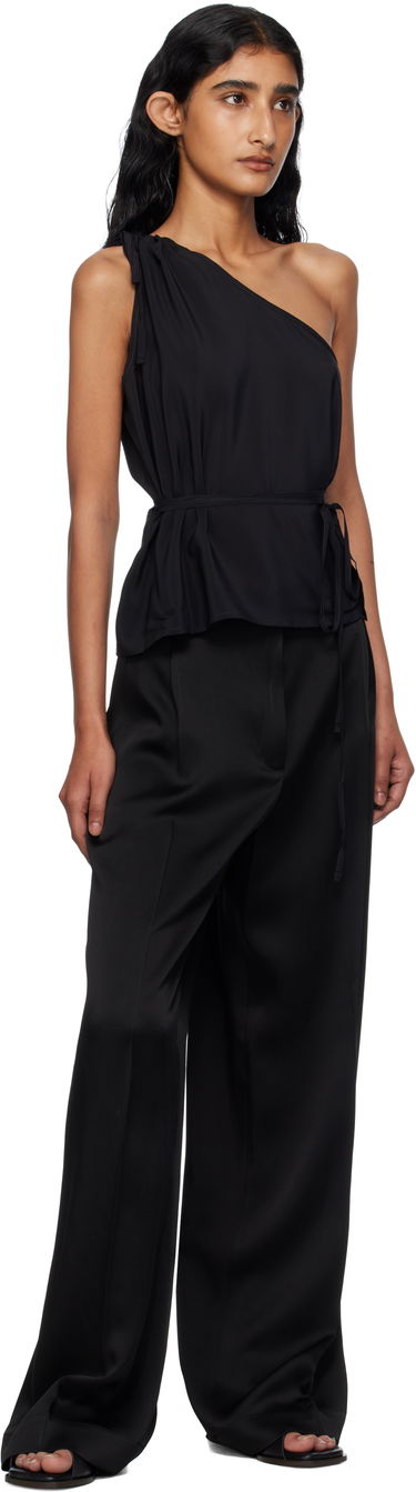 Безрукавка Baserange Baserange One-Shoulder Tie-Waist Camisole чорний | TSVI-SC-AU25, 3