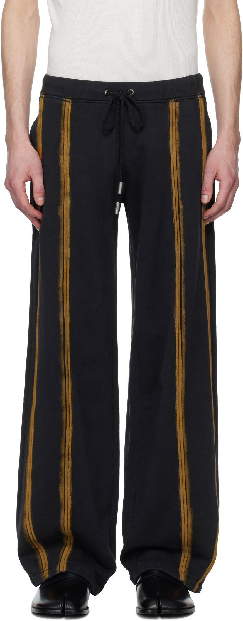 Спортивні штани Eckhaus Latta Eckhaus Latta 'El Sweatpant' Lounge Pants чорний | 1200-EL-PS25-D - DARKROOM