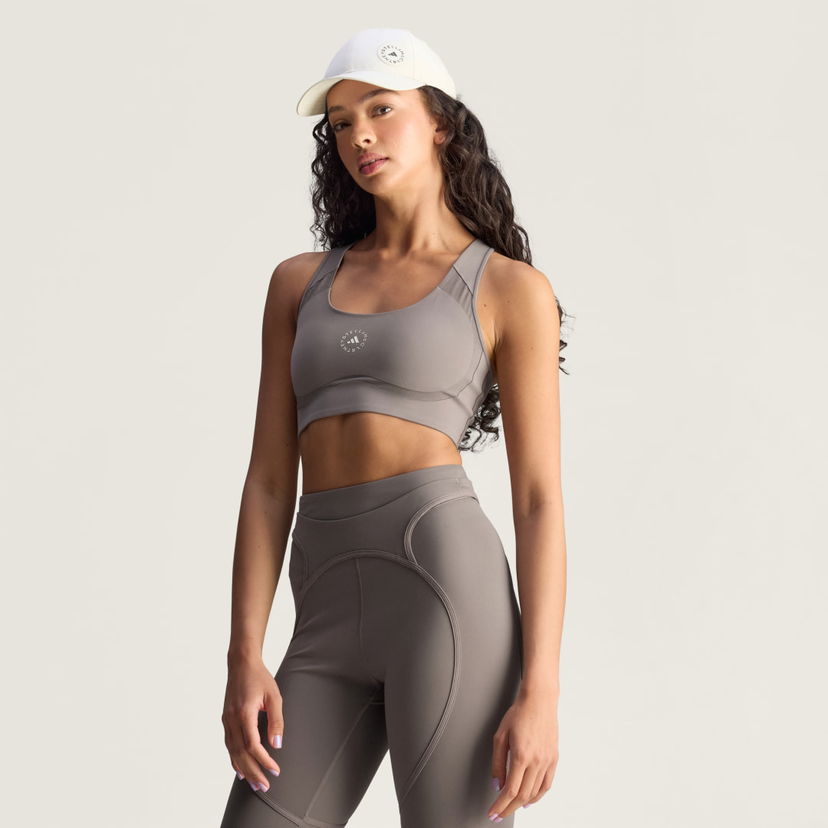 Бюстгальтер adidas Performance adidas by Stella McCartney Power Impact Medium-Support Training Bra Сірий | JM1401