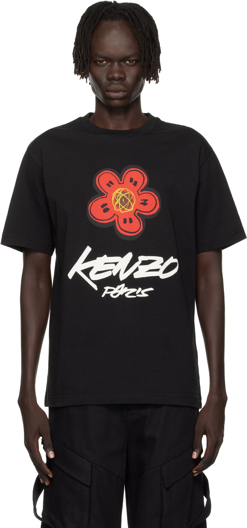 Футболка KENZO Kenzo Paris Futura 2000 Edition Cotton T-Shirt чорний | FF65TS2654SG