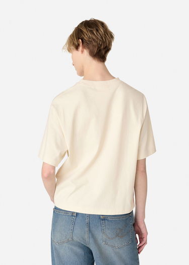 Футболка AXEL ARIGATO Printed T-Shirt with Short Sleeves бежевий | A3010002, 3