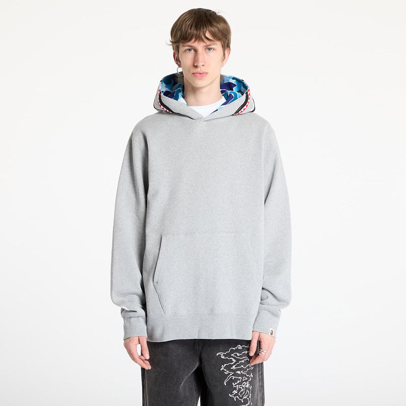 Світшоти BAPE A BATHING APE ABC Camo Shark Pullover Hoodie Сірий | 001PPL301009MGRA