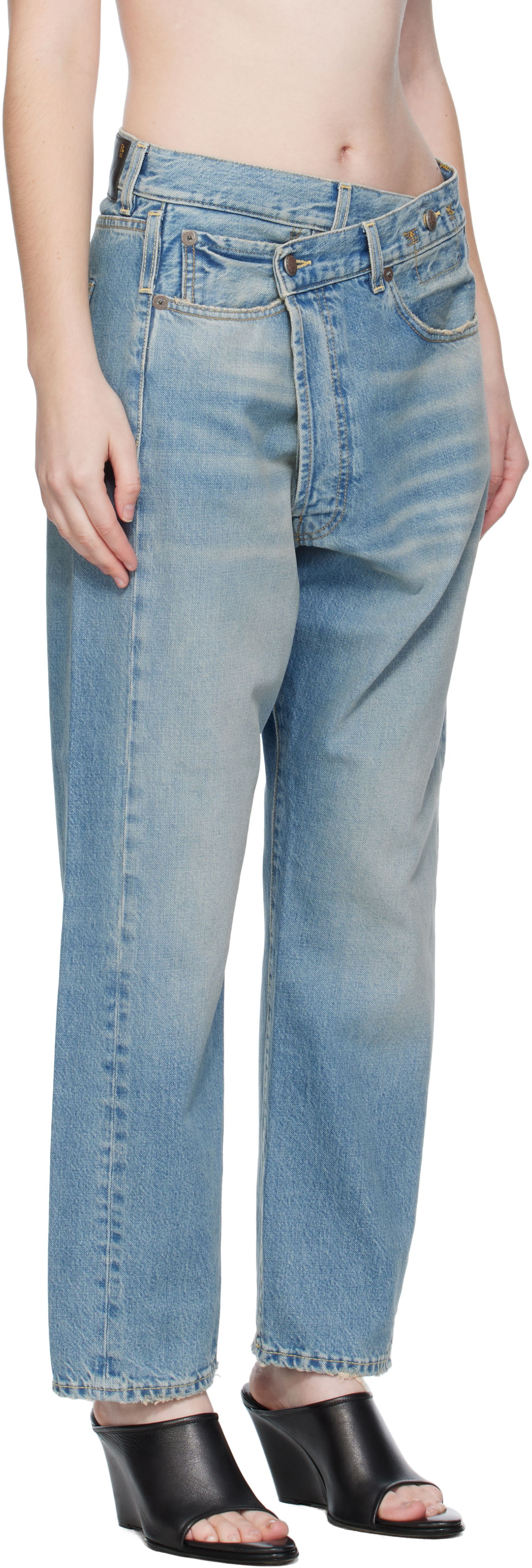Джинси R13 R13 Crossover Jeans Синій | R13W2048-D343A, 1