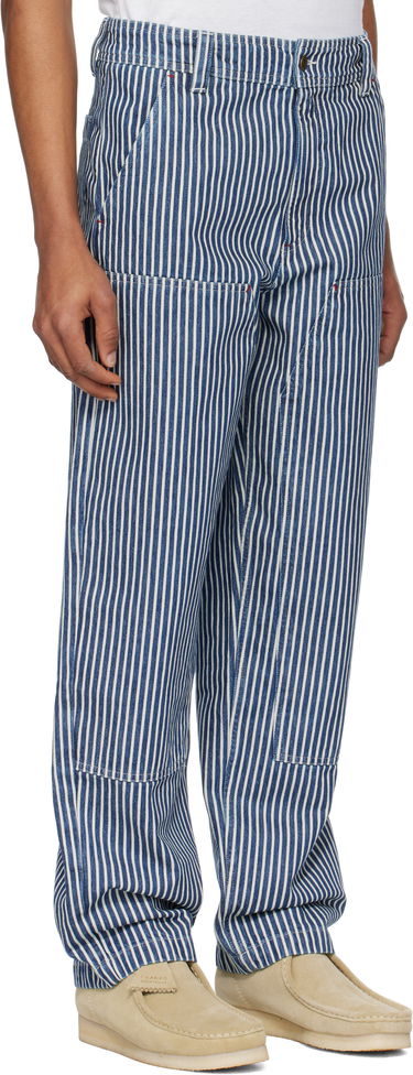 Штани A.P.C. A.P.C. Gustav Striped Jeans Синій | COHHG-M08484, 4