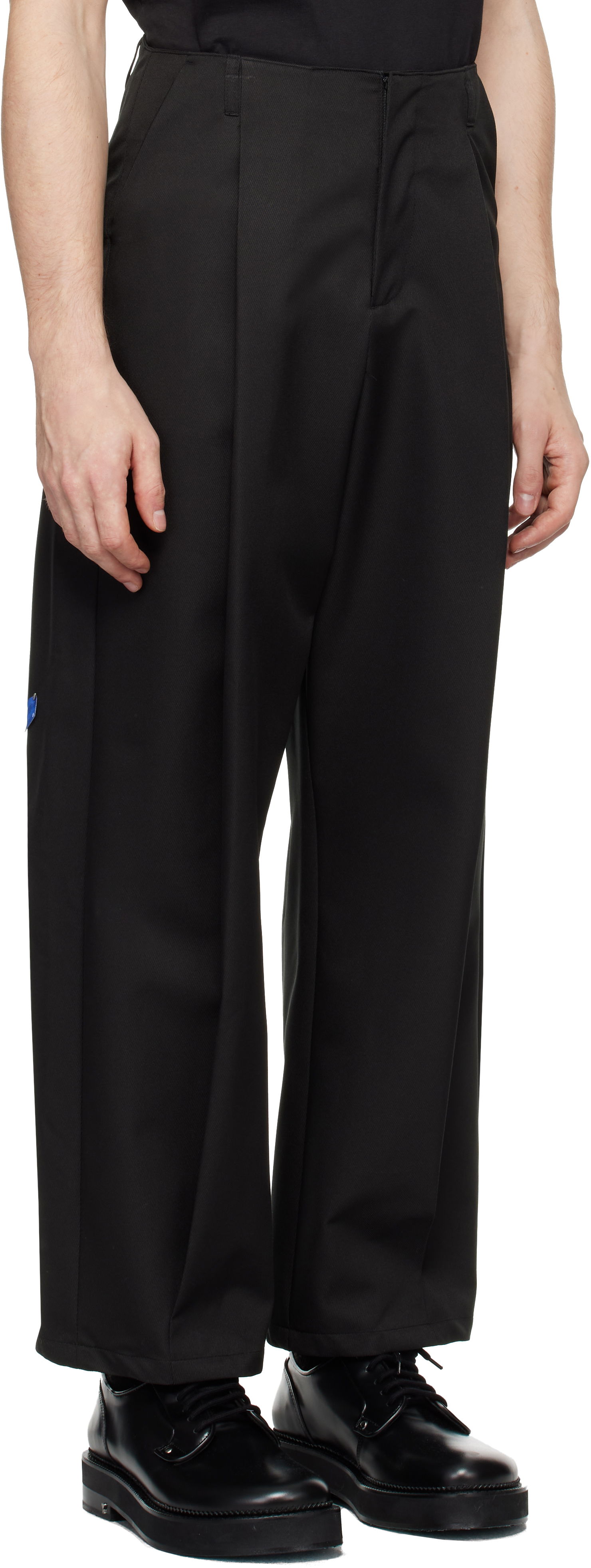 Штани ADER ERROR Black Wide Leg Trousers чорний | BN01FWSA0212BK, 1