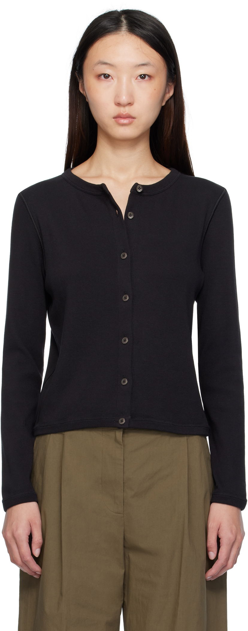 Cветр The Row The Row Gretas Cardigan чорний | 8928-K660