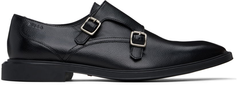 Догляд за взуттям BOSS Hugo Double Monk Strap Shoes чорний | 50536180