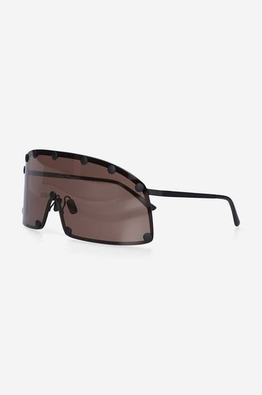 Сонцезахисні окуляри Rick Owens Shielding чорний | RG0000001, 2