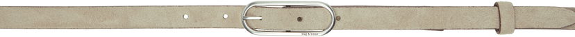 Ремені rag & bone Rag & Bone Baby Rounded Suede Belt бежевий | WJW25SB1081SU81