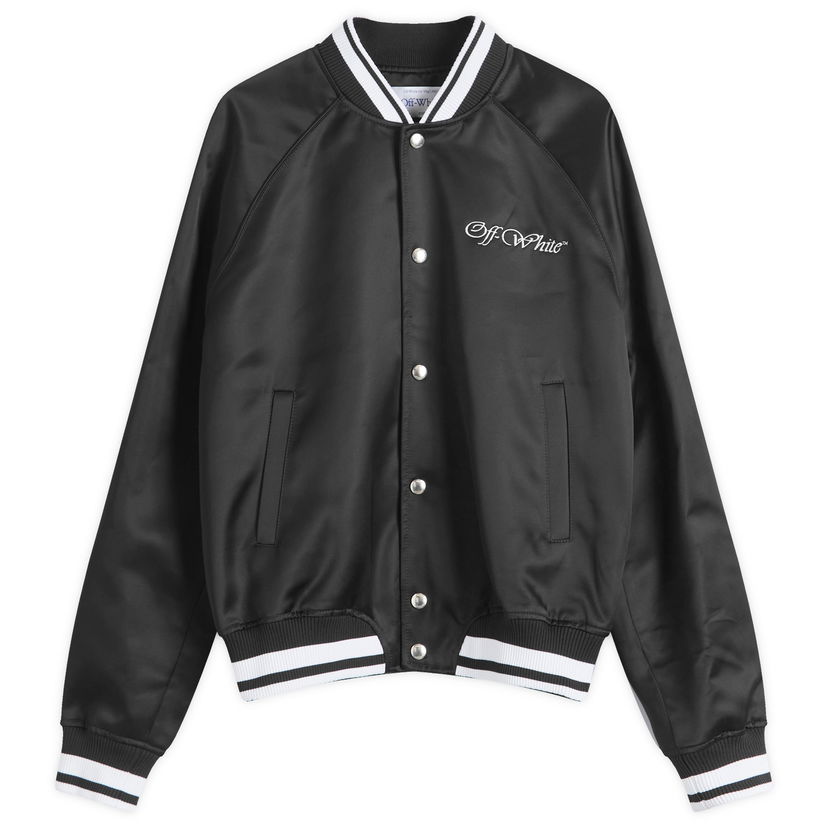 Куртка бомбер Off-White Souvenir Jacket чорний | OMEH05AF24FAB0021001