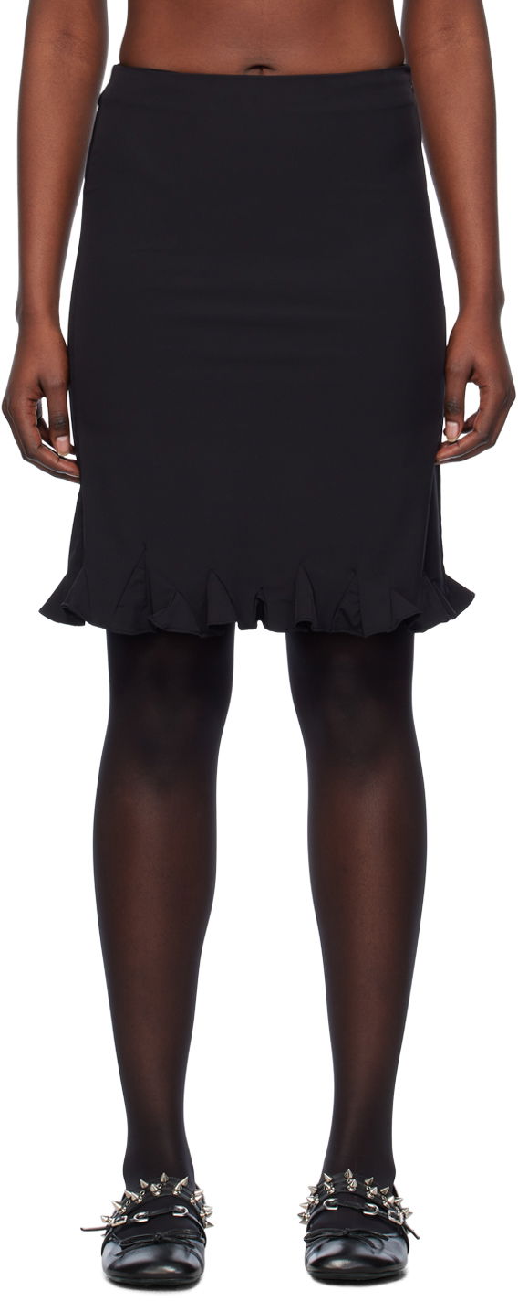 Спідниця We11done We11done Flared Midi Skirt чорний | WD-SK0-24-271-W-BK