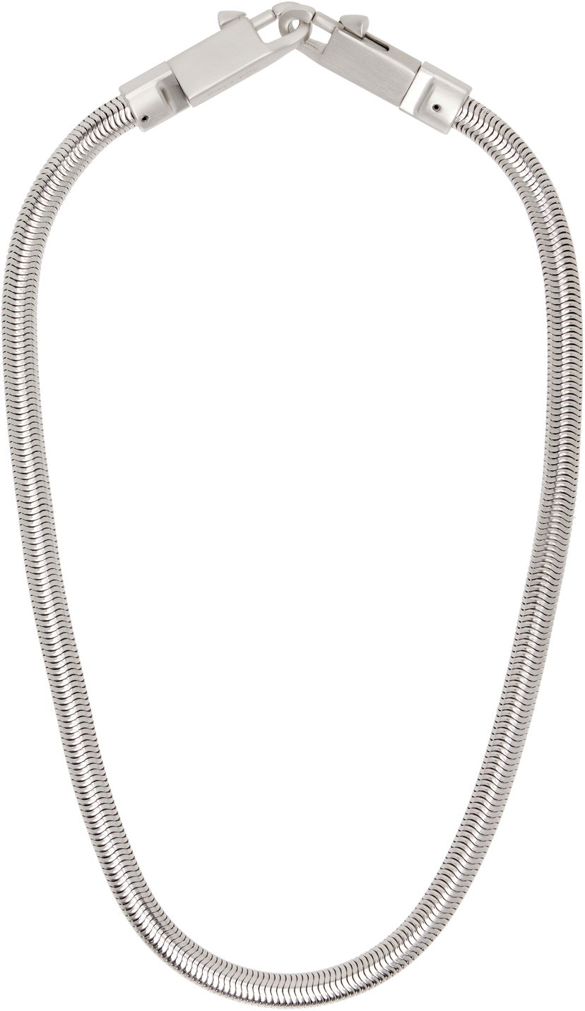 Кольє Rick Owens Rick Owens Concordians Snake Chain Necklace Металік | RA02E0796 MET