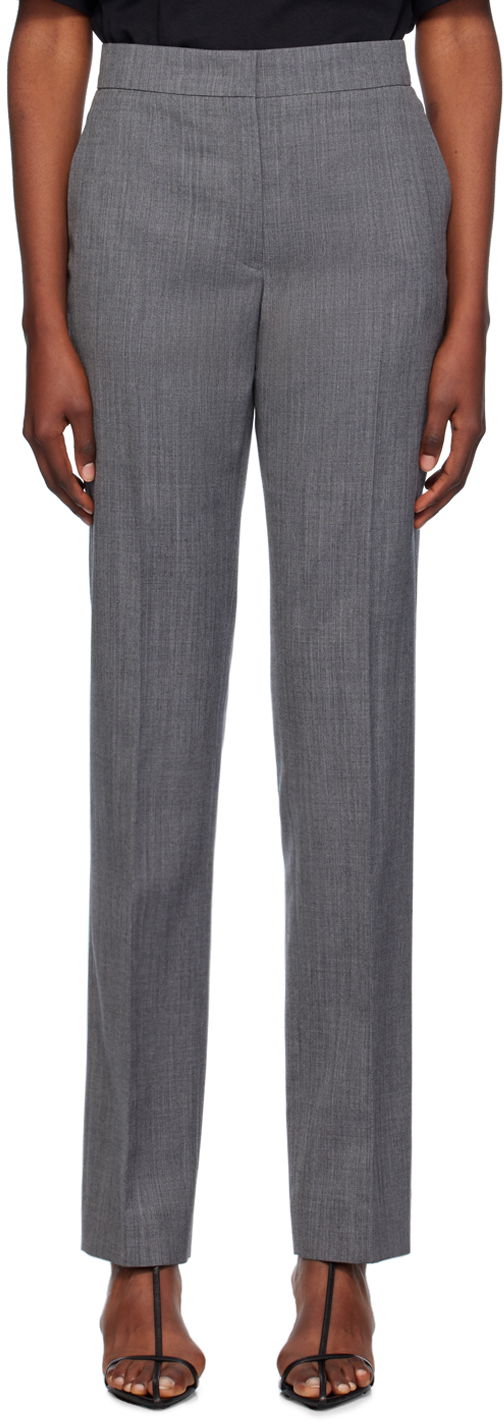 Штани Jil Sander Wool Trousers Сірий | J02KA0286_J40171
