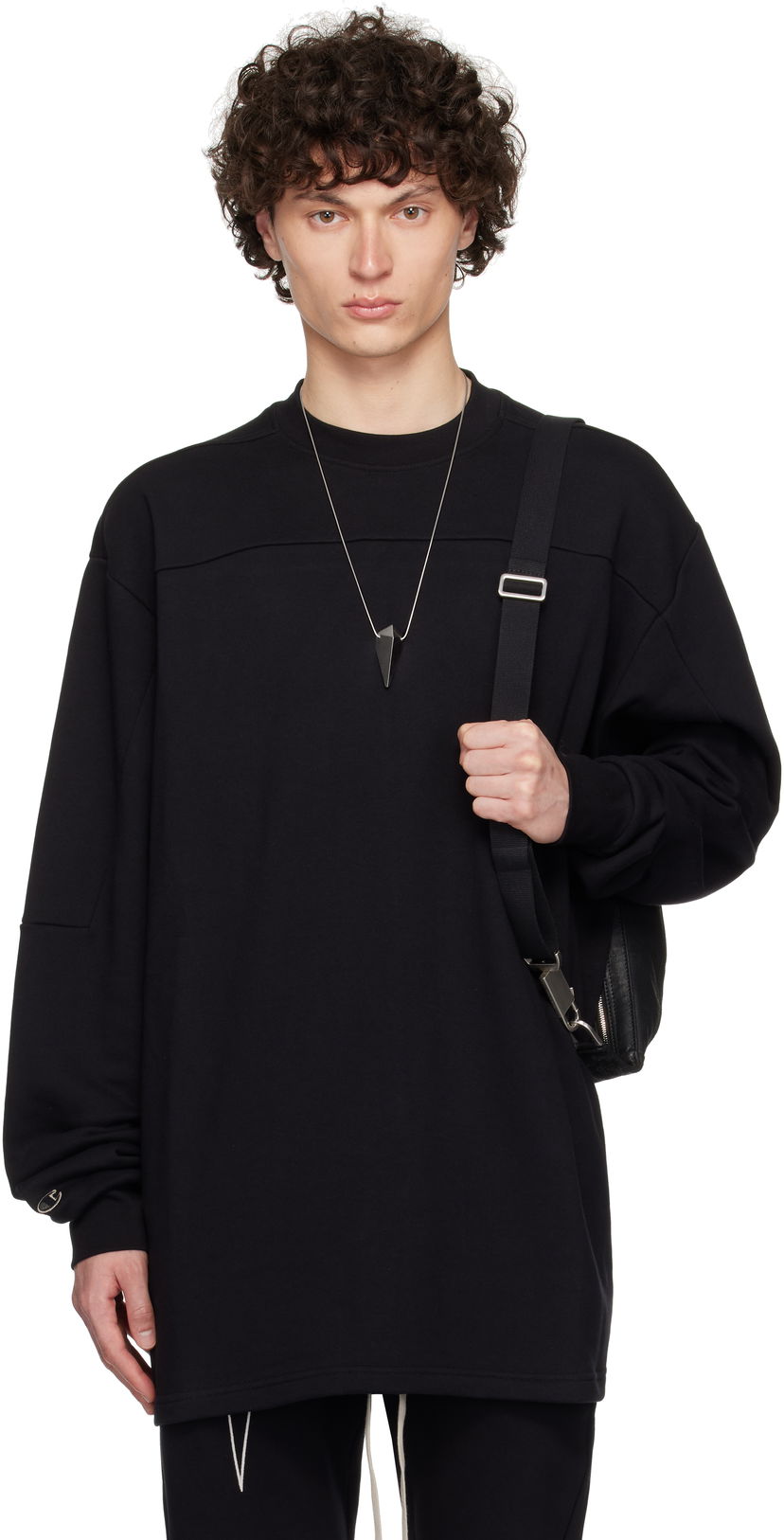 Світшоти Rick Owens Rick Owens Champion Edition Girdered Sweatshirt чорний | CM01E1671 CHFE FELPA