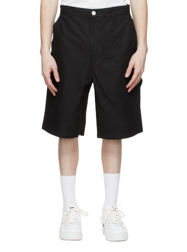 Шорти AMI Cotton Shorts чорний | HSO401.220