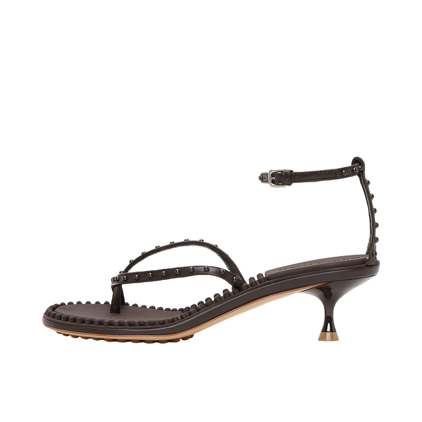 Кросівки та взуття Bottega Veneta Lagoon Bubble Low Sandals "Brown" Коричневий | 659006 V0U50