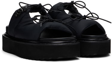 Аксесуари Simone Rocha Simone Rocha Platform Ghillie Sandals чорний | SLD50B 0798, 3