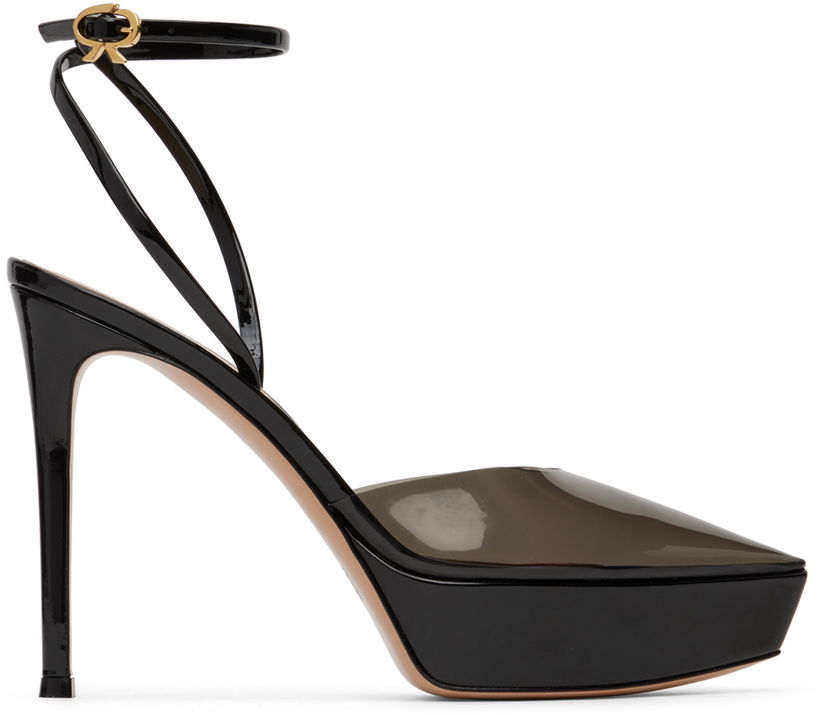 Кросівки та взуття Gianvito Rossi Gianvito Rossi Betty Platform Heeled Sandals чорний | G95376.85RIC.PXV