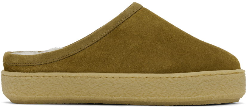 Одяг ISABEL MARANT Isabel Marant Fozee Suede Slippers Зелений | 23AML0011FA-A3O08S